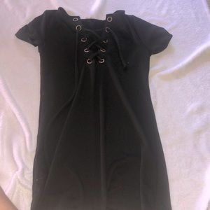 Black t shirt dress